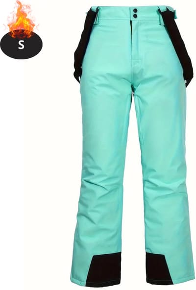 Livano Skibroek - Skipak - Snowboard Broek - Winterbroek - Sneeuwbroek - Dames - Wintersport - Groen - Maat S