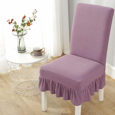 1 STuks Universele Stoelhoes Elastisch Volledig Insluitend Waterdicht Hotel Huishoudelijk Tafel Kruk Cover Effen Kleur Rok Stoel 45-56cm