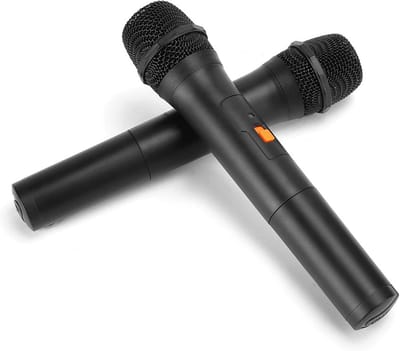 Draadloze Handmicrofoon Set met USB Ontvanger voor Karaoke en Spraak