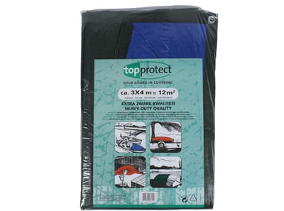 Topprotect Dekkleed Heavy Duty blauw/groen - 4x6m