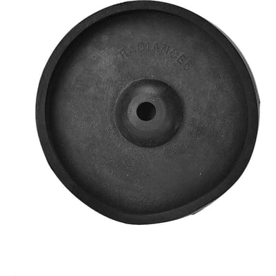 Rubberen gietboomvoet Sieradenverwerkingsaccessoire Rubberen basisplaat voor wasgieten (5in) black