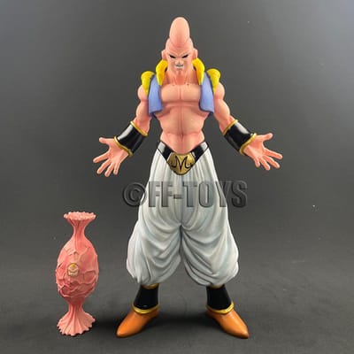Anime Dragon Ball Z Buutenks Figuur Majin buu figuur super buu gotenks Actiefiguren 27CM PVC Standbeeld Model Speelgoed Cadeaus brown