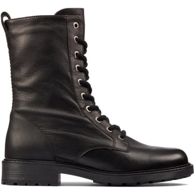CLARKS Boots Orinoco2 Style Black Leather