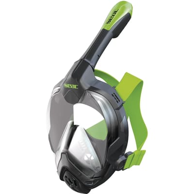 Seac Libera, New Generatie Geïntegreerd Snorkelmasker, Hypoallergene Silicone, Snelsluiting, 3 Maten