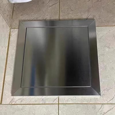 Toegangsdeur - Inspectieluik Paneel - Onderhoud Verbergen - Roestvrij Staal - 40 mm - Zilver