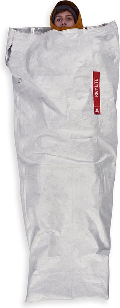 Arva - Bivvy Lite - 200x90cm - Bivibag - Wit - Overlevingszak - Noodslaapzak
