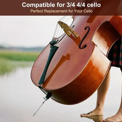 Ebbenhout Cello Staartstuk Muziekinstrumenten Accessoires voor 3 4 4 4 Cello brown