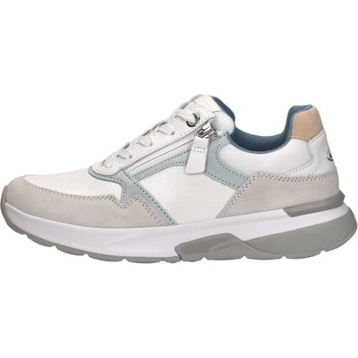 Gabor Gabor Rollingsoft Sneakers wit Suéde