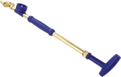 Handdrukspuit - Plantenspuit - Planten water geven - Koperen mondstuk - 45 cm - Zilver