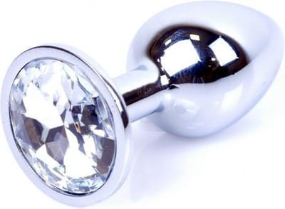 Power Escorts - Plug - Zilver - Anaal - Clear