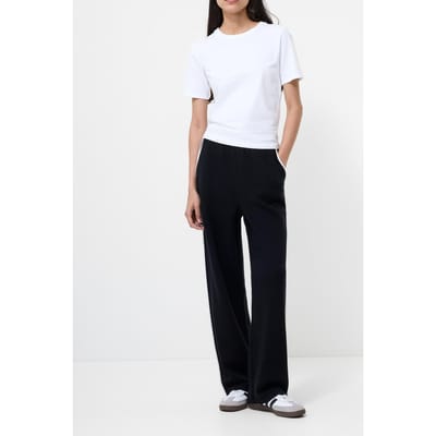 French Connection Jordan Wide Leg Trsr Black/porcelain Crm Taglia: S | Pantaloni da tuta Outlet | Donna | Nero