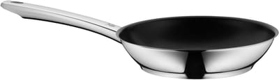 Koekenpan - Koekenpan Roestvrijstaal - Koken en Bakken - TransTherm Bodem - 20 cm - Zilver