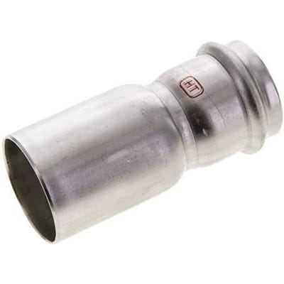 Perskoppeling - 35mm Persmof & 42mm Buiseinde - RVS