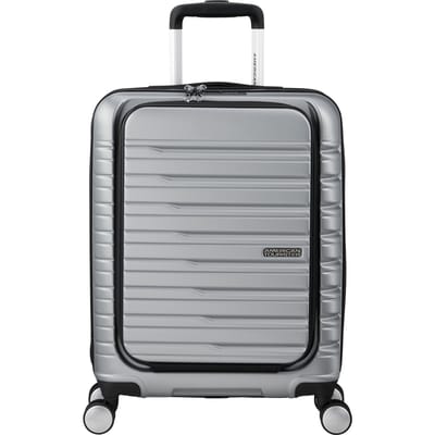 American Tourister Koffer - Flashline Frontloader 55/40cm - RYANAIR handbagage - Sky silver - 34 l