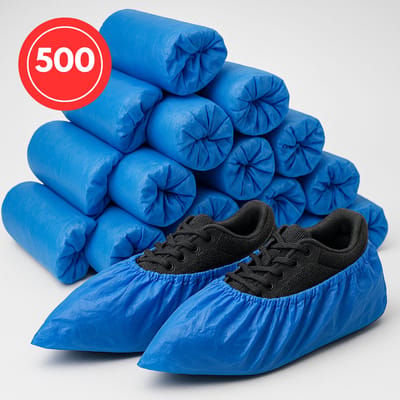 500 stuks - STERKE 40MU - overschoenen - wegwerp - waterdicht - Antislip - schoenhoesjes - schoenovertrekken
