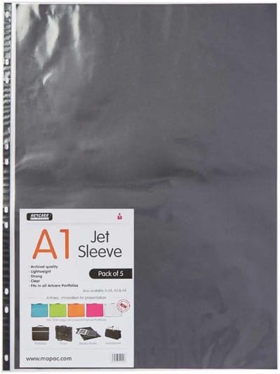 A1 Jet Sleeve 85 x 60 cm, 5 stuks, helder