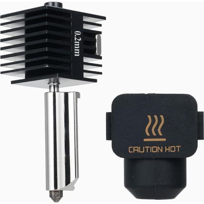 Accessoire de remplacement d'extrudeuse de kit d'extrémité chaude compatible avec les imprimantes 3D bambu lab A1 A1mini High 0.2mm