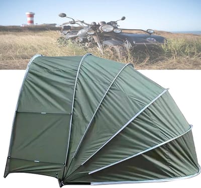 Motorfiets Schuur Tent - Opslag Schuilplaats - Motor Opslag - Gecombineerde Ruimte - 200x165x170cm - Groen