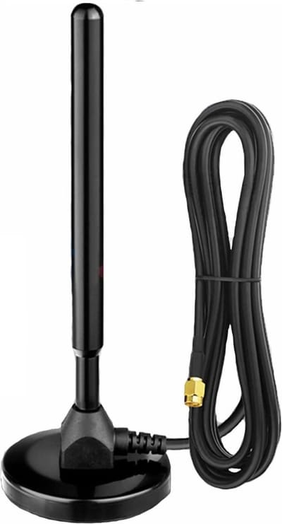DrPhone HHM1 LoRa – SMA Male - Magnetische Helium Hotspot - Krachtig & Compact Miner Antenne - 5.8 dBi – 3 Meter RG58-Kabel – Outdoor 868Mhz - Geschikt voor Bobcat / Sensecap / Panther-X / Helium / Linxdot - Nebra / Rak -Zwart