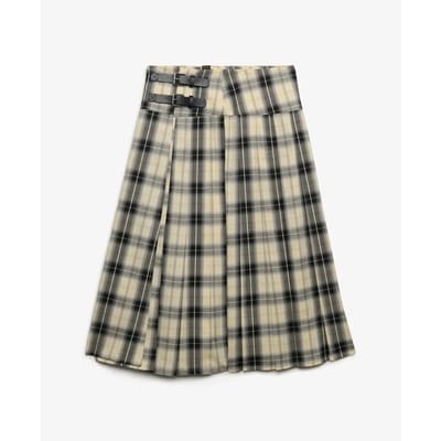 Vrouwen geruite plissérok Superdry