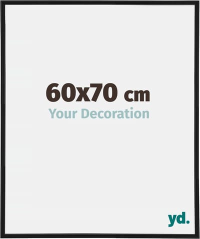 Your Decoration - Fotolijst 60x70 cm - Kunststof - Zwart Mat - Annecy