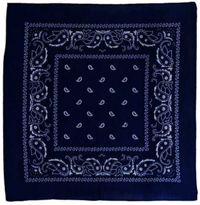 Donkerblauwe Boerenzakdoek - 54x54cm
