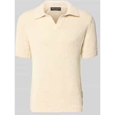 regular fit gebreid shirt met polokraag