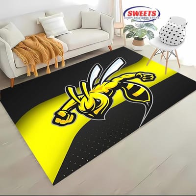 V-Vespa M0t0 3D-geprinte tapijt voor woonkamer, slaapkamer, hal, lange strook, antislip, zacht gebiedskleed, bankdeurmat, huisdecoratiemat 40x60cm (16x24in)