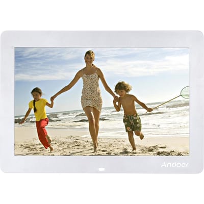 Andoer 14  breedbeeld HD LED digitale fotolijst digitaal album hoge resolutie 1280*800 brown
