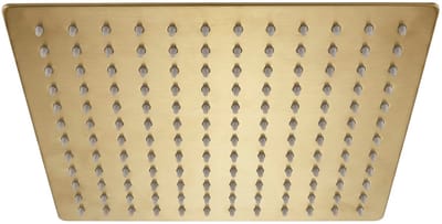 Rea - Vierkante Regendouchekop Js-p015bg 30cm Brush Gold - 30 x 30 x 0,2 cm