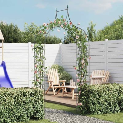 vidaXL-Tuinboog-speer-ontwerp-donkergroen