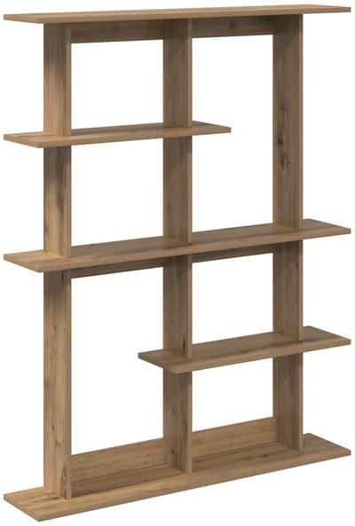 vidaXL - Wandplank - Artisanaal - eiken - 102 - x - 20 - x - 130 - cm - Bewerkt - hout