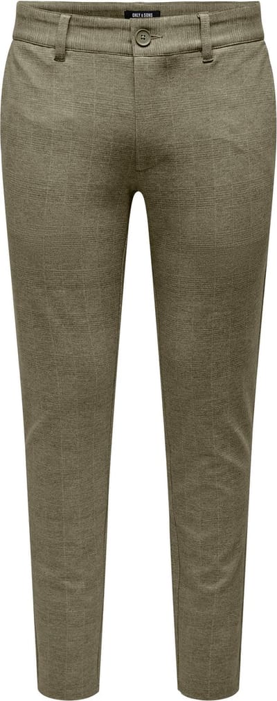 ONLY&SONS - ONSMARK SLIM CHECK PANTS 9887 NOOS - Heren - Broeken