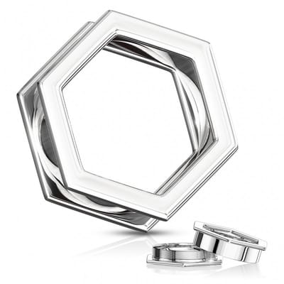Screw-fit tunnel moer 19 mm - zilver - LMPiercings