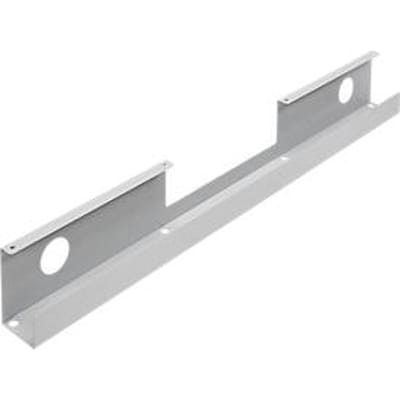 Treston kabelgoot voor TED werktafel, B 800 x D 62 x H 100 mm, lichtgrijs RAL 7035