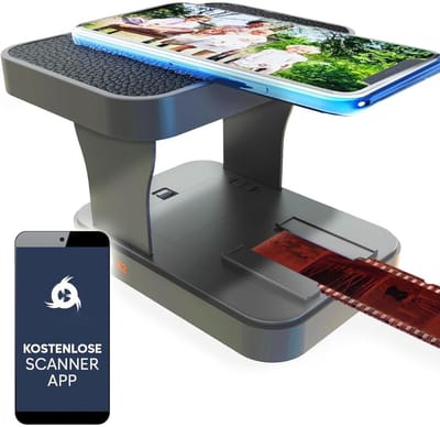 CLGP® Negatiefscanner - Diascanner Kopen - Digitaal Maken Oude Foto's - Zwart