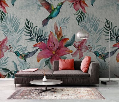 Fotobehang JungleFlower2 DD115650 A.S. Création XXL 5 | Fotobehang online webshop