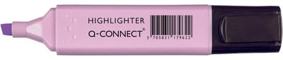 Q-CONNECT markeerstift pastel, violet 10 stuks