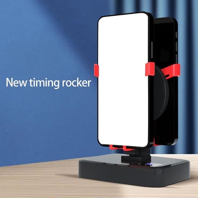 Telefoon Stappenteller - Mobiele Teller Swing - Tijd Beheer - Auto Swing Motion - 12 x 14.5 cm - Zwart