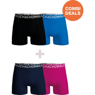 Muchachomalo Boxershort Heren – 4 Pack – Microfiber – Sport Ondergoed – Kleding – Heren Ondergoed – Sneldrogend – Onderbroeken Heren