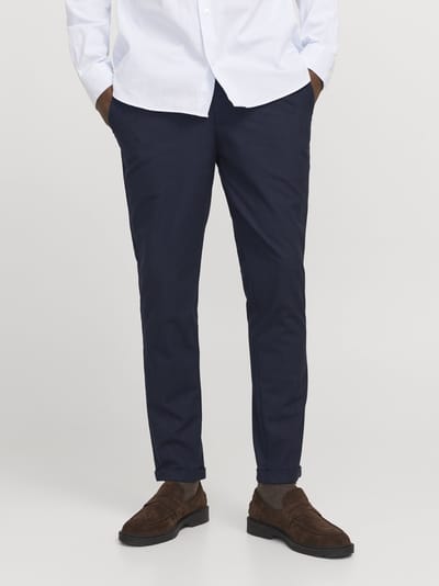 JACK & JONES Marco Connor slim fit - heren chino - India Ink geruit