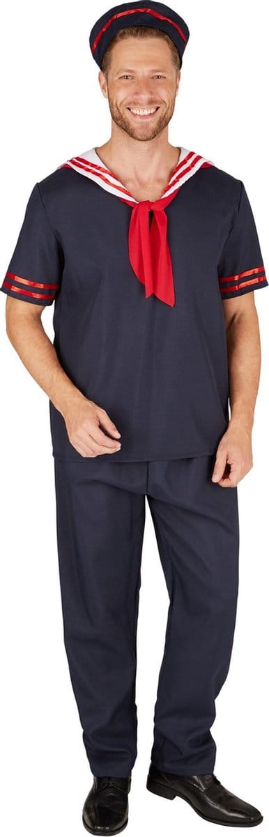dressforfun - Matroos S - verkleedkleding kostuum halloween verkleden feestkleding carnavalskleding carnaval feestkledij partykleding - 301454
