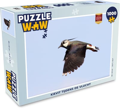 Puzzel Kievit tijdens de vlucht - Legpuzzel - Puzzel 1000 stukjes volwassenen