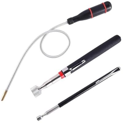 Telescopische Magnetische Hulpmiddelen Set van 3 - Flexibele Lifting Tools
