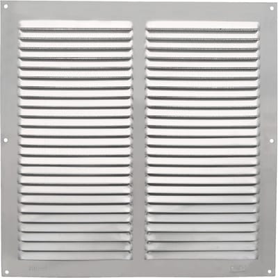 Vierkante Ventilatierooster Aluminium 300x300mm met Insektengaas - Ventilatie Rooster voor Plafond Keuken en Badkamer