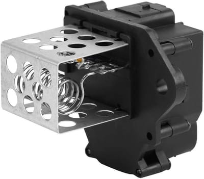 Dailygoody - Radiator Fan Motor Switch - Blower Resistor - Hoogwaardige kwaliteit - Zwart - Voor 308 2007-2013 - Betrouwbare werking - Voor optimale k