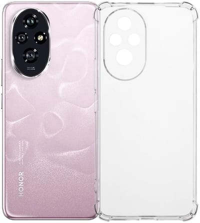 Transparant Hoesje Geschikt voor Honor 200 | Schokbestendig TPU | Back Cover | Dun | Flexibel | Shockproof | Doorzichtig