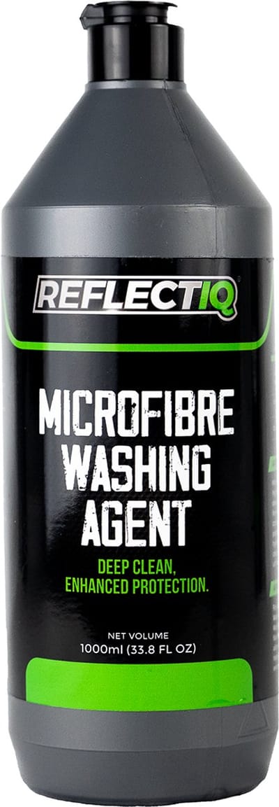 ReflectIQ Microfibre Washing Agent pH 10 – 1000 ml – Professioneel Wasmiddel voor Microvezeldoeken – Verwijdert Wax, Polish en Vuilresten
