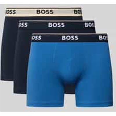 HUGO BOSS Power boxer briefs (3-pack) - heren boxers normale lengte - midden en donkerblauw