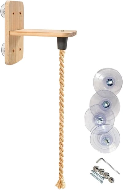 Klimtouw voor katten - Wandplanken kat - Spelen en klimmen - Natuurlijk touw - 2 meter - Natuurlijk